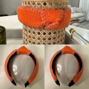 Orange & Pink Woven Headband